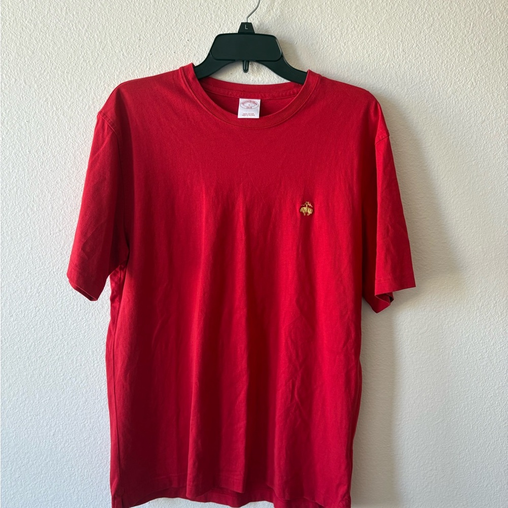 Brooks Brothers Red Short Sleeve Tee Size Large